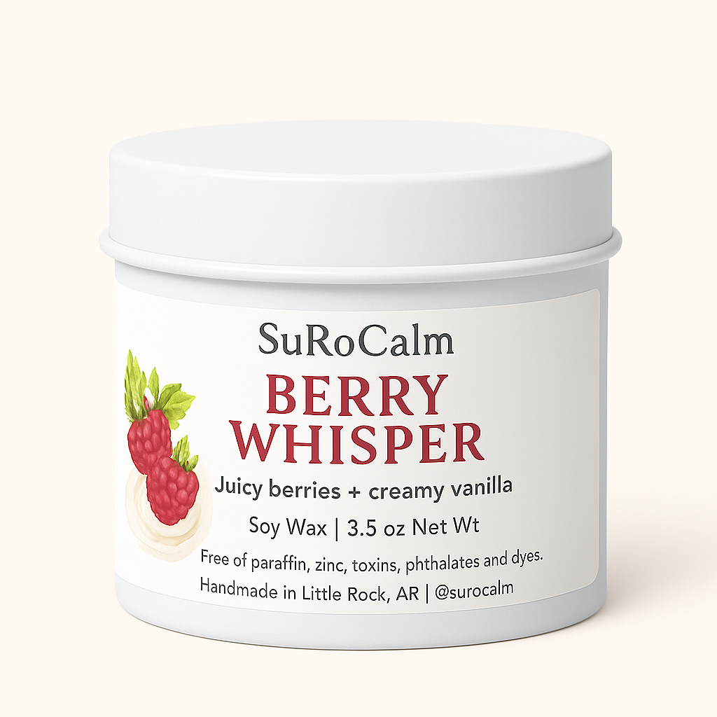 🌿 Soy Wax Phthalate-Free Candles — 3.5 oz White Metal Tins