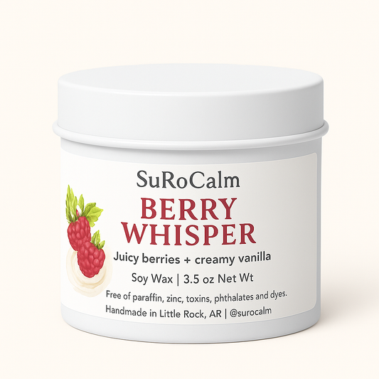 🌿 Soy Wax Phthalate-Free Candles — 3.5 oz White Metal Tins