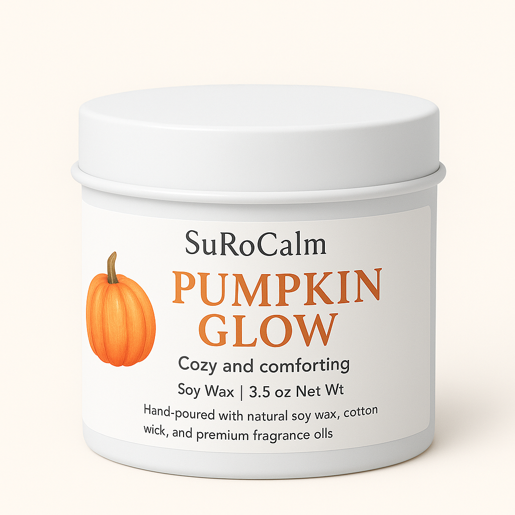 🌿 Soy Wax Phthalate-Free Candles — 3.5 oz White Metal Tins